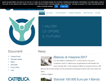 Tablet Screenshot of fondazionecattolica.it